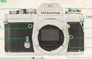 Nikkormat EL camera