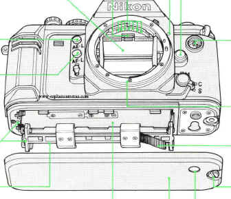 Nikon F-501 AF camera