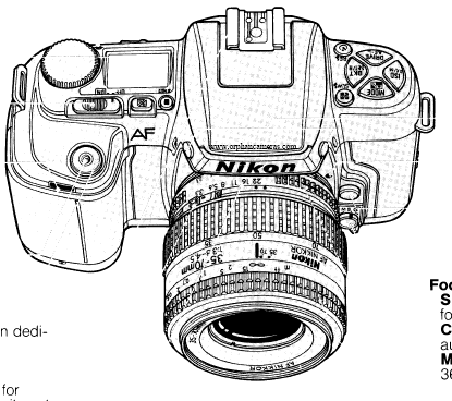 Nikon F-601 AF camera manual