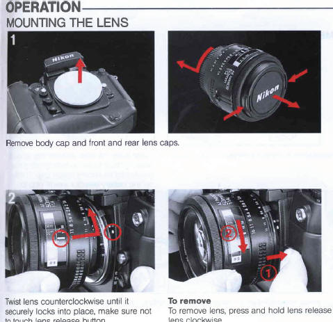 Nikon F4 camera