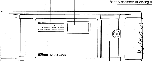 Nikon MF-14 back