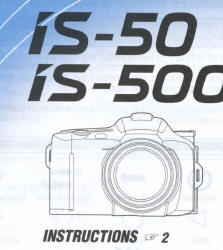 Olympus IS 50 / IS-500 camera manual