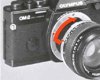 Olympus OM-2 Spot/Program camera instructions