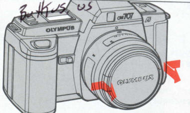 Olympus OM 707 camera