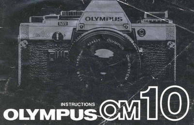Olympus OM10 camera instructions