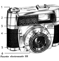 Braun Paxette Electromatic III camera