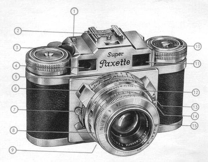 Paxette Super II camera