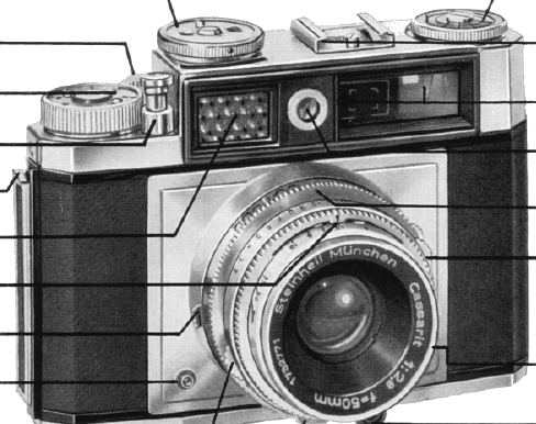 Braun Paxette Super II BL camera