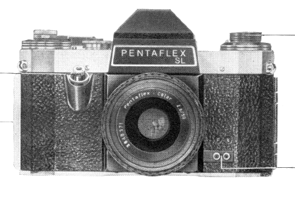 Pentacon Pentaflex SL camera manua, Bedienungsanleitung