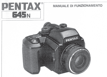 Pentax 645n Manuale Di Funzionamento
