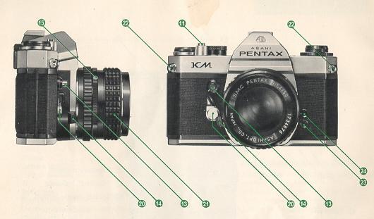 Pentax KM camera