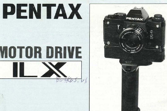 Pentax Motor Drive LX instruction manual, user manual, PDF manual 