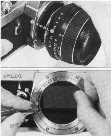 Pentax MX camera