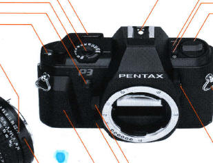 Pentax P3 camera