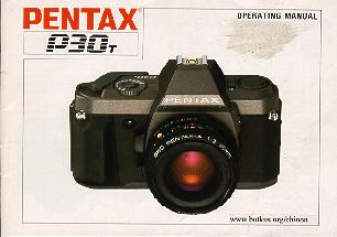 Pentax P30t camera instructions
