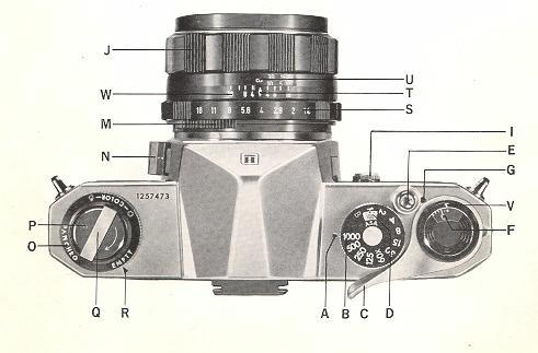 Pentax Spotmatic instruction manual, Honeywell Pentax SP user guide