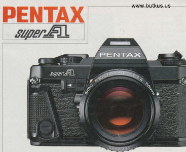 pentax Super A camera instructions