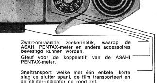 Pentax S1A - SV Gebruiksaanwijzing
