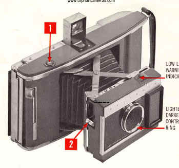 Polaroid electric eye J66 camera