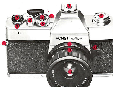 Porst Reflex TL / C-TL Bedienungsanleitung