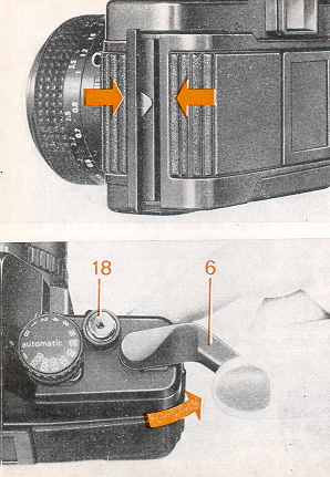 Praktica BC 1 Electronic film install