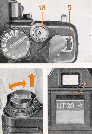 Praktica BC 1 Electronic film speed setting