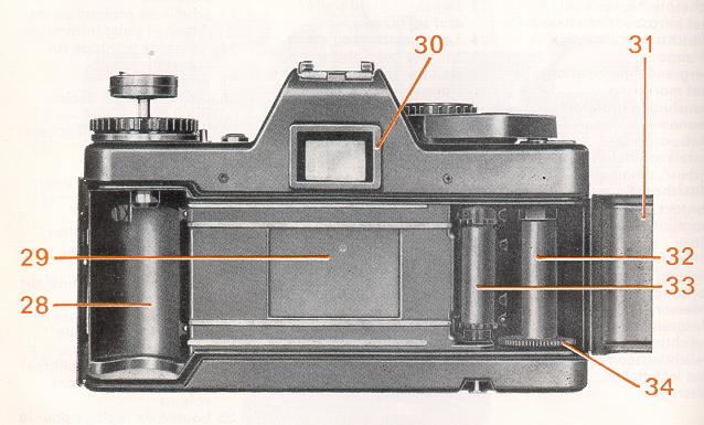 Praktica BC 1 Electronic parts