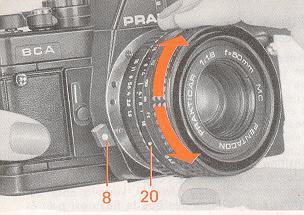 Praktica BCA lens
