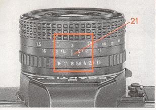 Praktica BCA lens dept of field