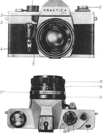 Praktica LTL camera instructions, Bedienungsanleitung