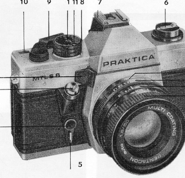 Praktica MTL 5b camera instructions, Mode D'Emploi