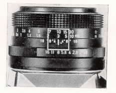 Praktica Super TL1000 depth of field
