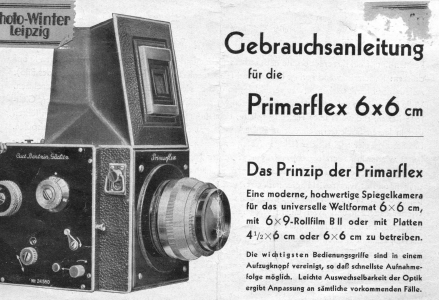 Primaflex 6x6 Bedienungsanleitung