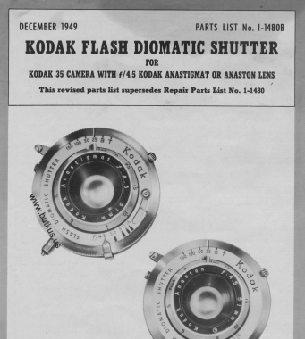 KODAK Parts and Service manual