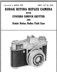 Kodak Prisma Prism Ersatzteil Prismen Bauteil unbenutzt Retina Reflex IV 