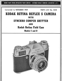 KODAK Parts and Service manual