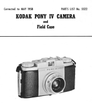 KODAK Parts and Service manual