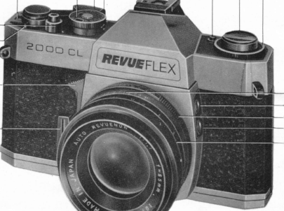 Revueflex 2000cl / 3000sl camera