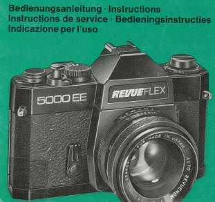 RevueFlex 5000 EE camera instructions, Mode D'Emploi