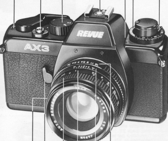 Revueflex AX3 camera instructions, Mode D'Emploi