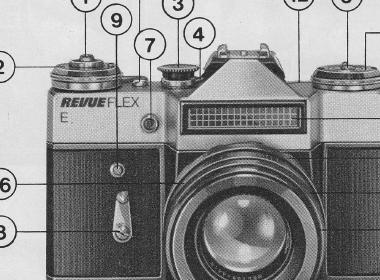 Revueflex E camera instructions, Mode D'Emploi