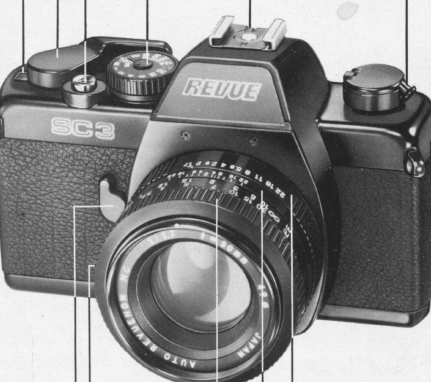 RevueFlex SC 3 camera instructions, Mode D'Emploi