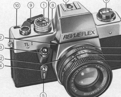 RevueFlex TL 1 camera instructions, Mode D'Emploi