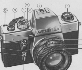 Revueflex TL 25 camera instructions, Mode D'Emploi