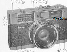 Ricoh 35 with meter instructions, Mode D'Emploi