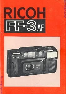 Ricoh FF-3AF camera instruction manual, user manual, PDF manual