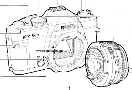 Ricoh KR-5 SV camera