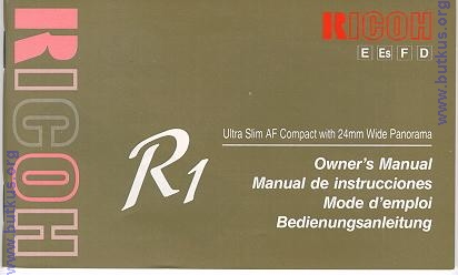 Ricoh R1 camera