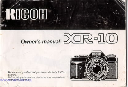 Ricoh XR-10 camera