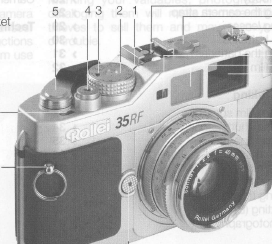 Rollei 35 RF camera manual, Mode D'Emploi